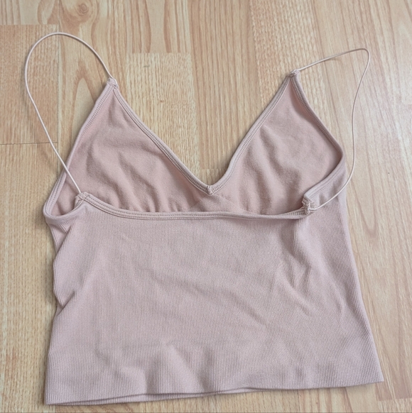 NWOT Free People Intimately Pink Brami Crop Tank Top Size XS/S - Picture 3 of 4